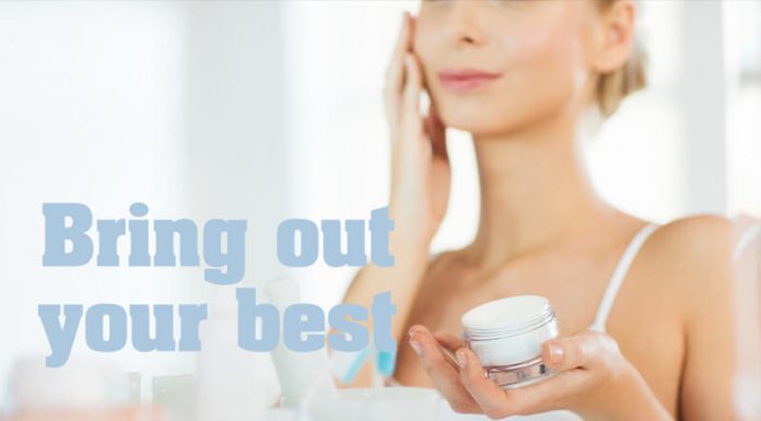 At-home facial treating of all types of skin