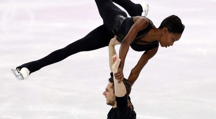 Vanessa James and Morgan Cipres Skate to Disturbed Cover