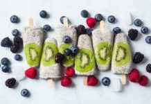 Healthy kiwi and chia seed lollies you possibly can make at your home to get rid of the heating september