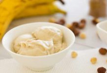 Healthy vegan sugar-free homemade frozen goodies with simply 2 ingredients (without ice cream maker)