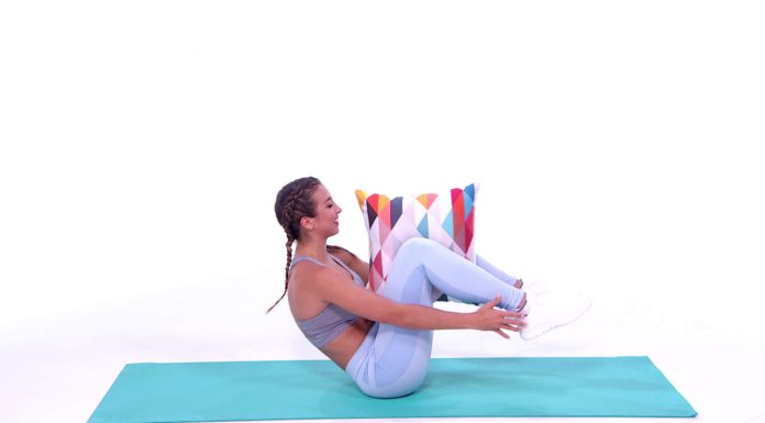 Katie Austin 60-Second Sweat: Pillow Move Workout